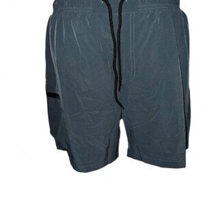 Unbranded Men's Blue and Grey Shorts